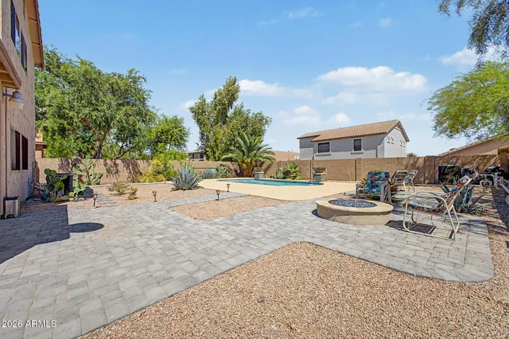 Firepit, BBQ gas stub, pavers, & so much more!