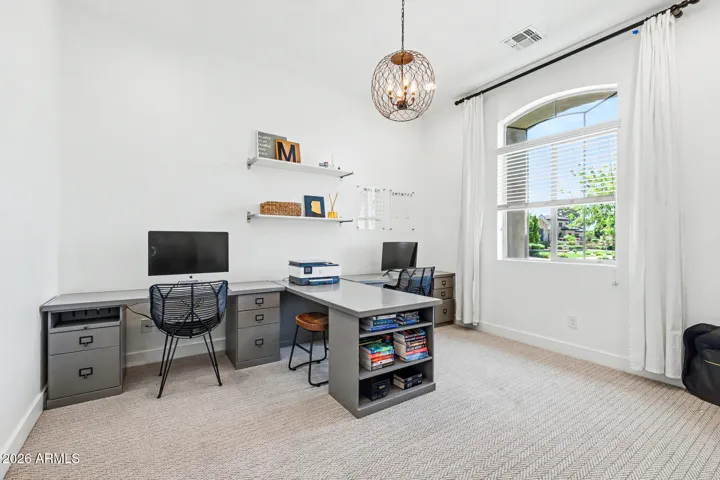 Home Office w/front yard view