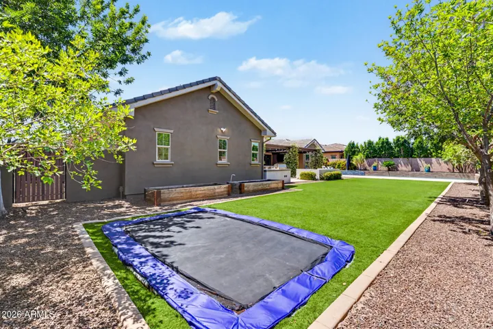 In ground trampoline