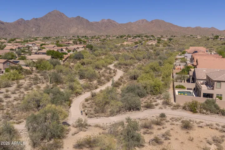 An extensive trail system weaves through the community and up into the mountain preserve. Simply walk out the front door to embark on an epic hike!