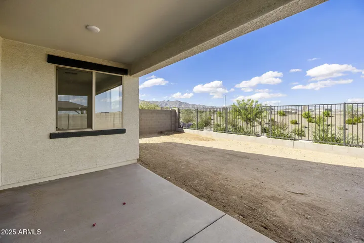 VIEWS OF THE WHITE TANK MOUNTAIN RANGE FROM YOUR BACK YARD.