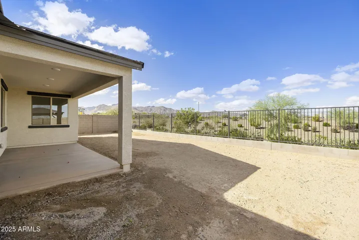 VIEWS OF THE WHITE TANK MOUNTAIN RANGE FROM YOUR BACK YARD.