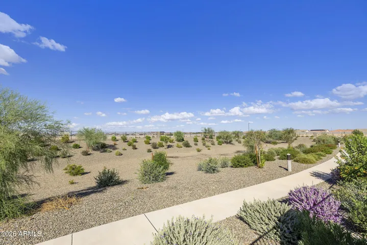 BEAUTIFUL DESERT OPEN SPACE BEHIND THE HOME AND WITHIN THE COMMUNITY. THE VIEWS ARE FABULOUS