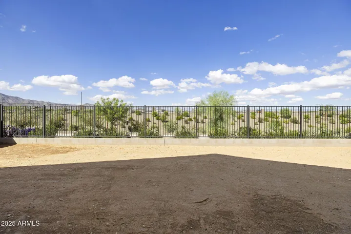VIEWS OF THE WHITE TANK MOUNTAIN RANGE FROM YOUR BACK YARD.