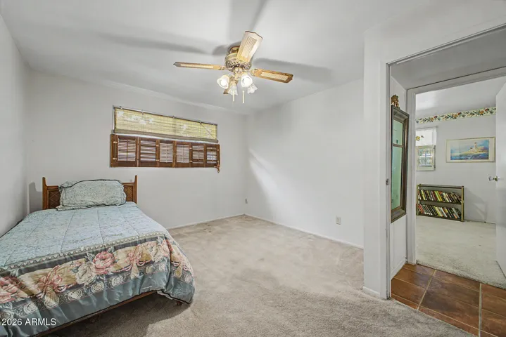 One of the 4 bedrooms
