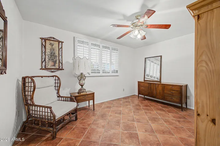 Most of the house is tiled, some bedrooms have carpet