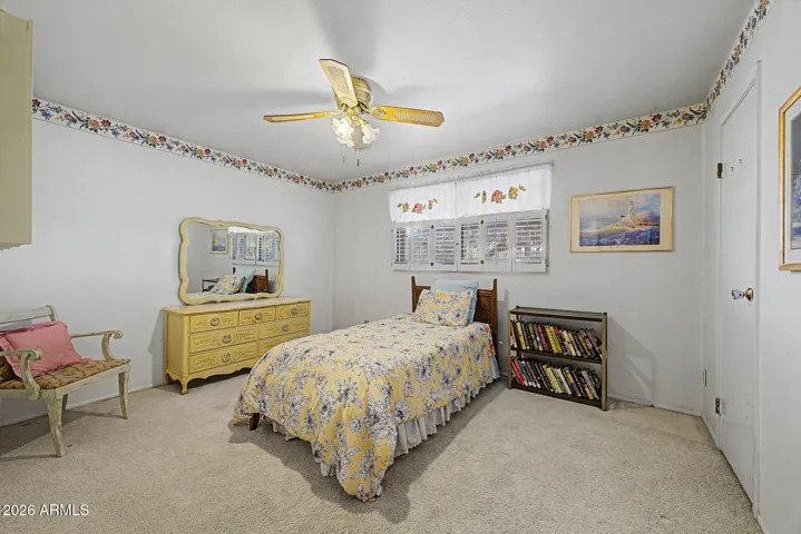 One of the 4 bedrooms