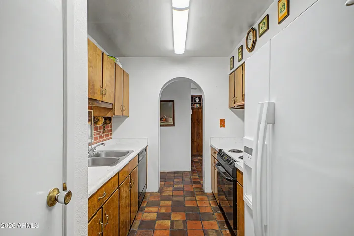 Kitchen does open to the dining room