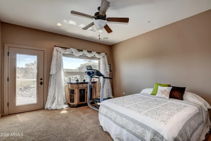 Access to back yard ensuring privacy and comfort for all guests
