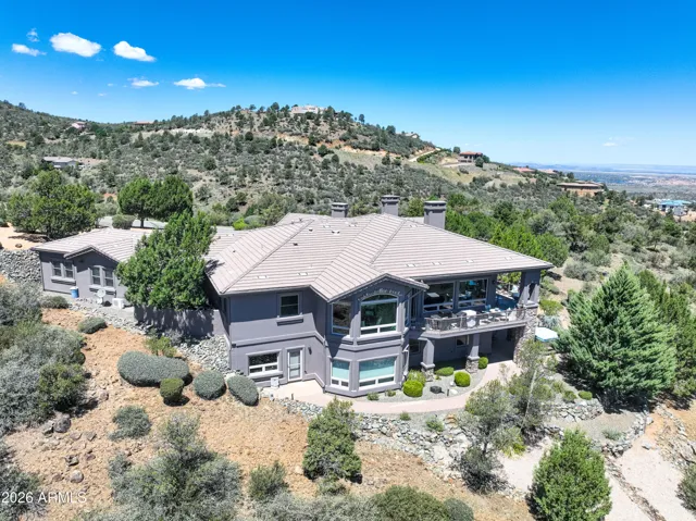 Architectural details to the exterior of this home are well defined