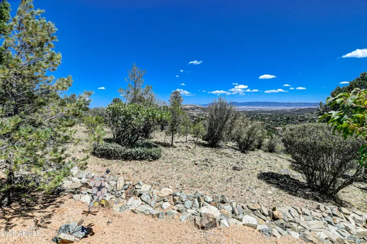 Natural Vegetation and forever views are a highlight of the back yard