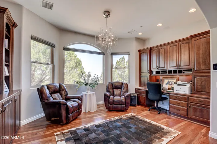 Includes built in office, can be transformed into a sitting room, exercise room, there are multiple uses for this unique space