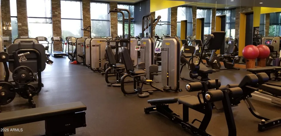 Fitness center with machines & free weights. Fitness trainers on staff for your specific needs.