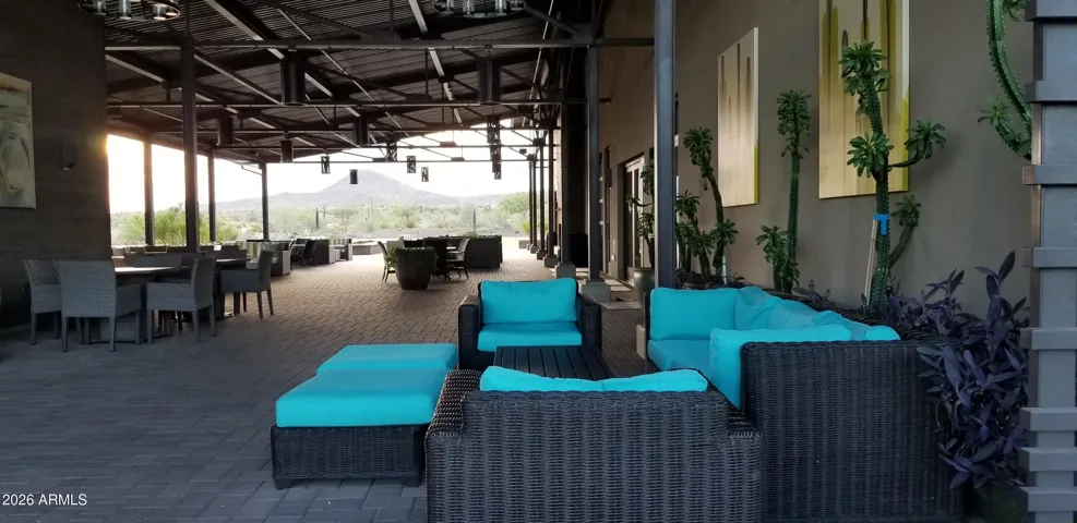 Open air clubhouse