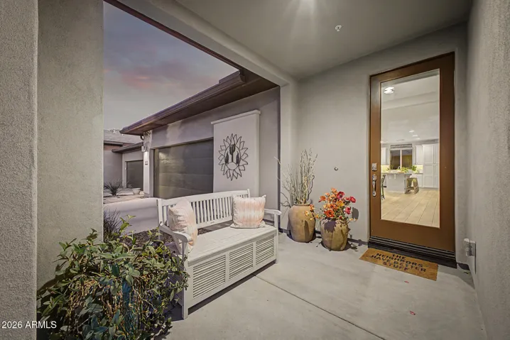 Charming front entryway!