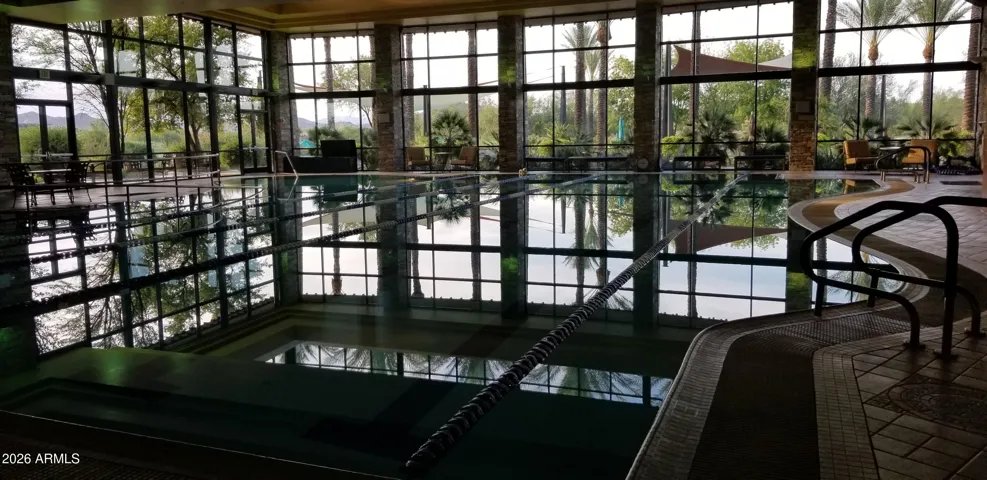 Heated indoor lap pool