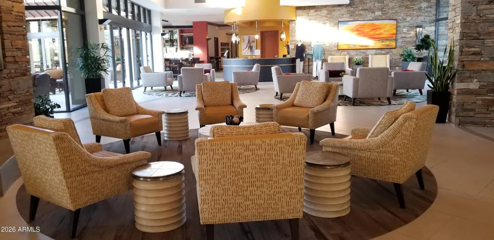 Beautifully appointed clubhouse with intimate spaces to enjoy gathering with friends/neighbors.