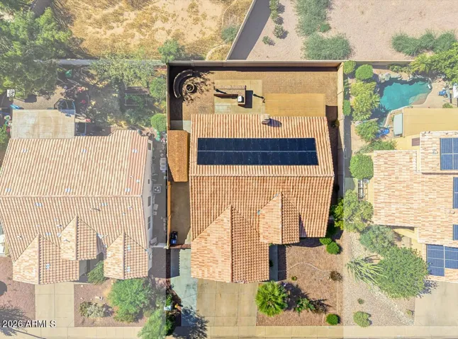 Lot Aerial (notice no back neighbors)