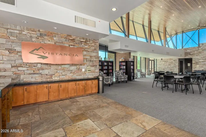 Clubhouse lobby where you can have events and socials.