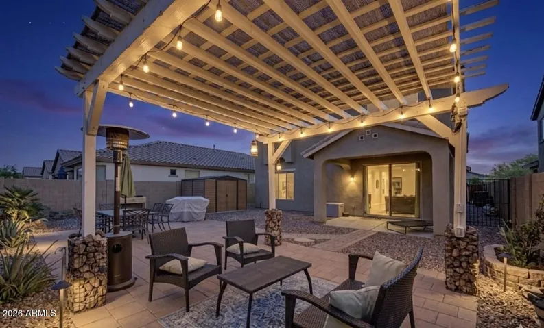 Step outside to your private oasis.