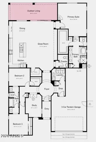 Additional Highlights Include: Extended covered outdoor living, multi-slide door at great room, garage service door, additional 4' gate, tankless water heater, sink and faucet at laundry room, whole house granite, and GE Cafe appliances.
