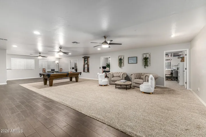 Downstairs gathering place