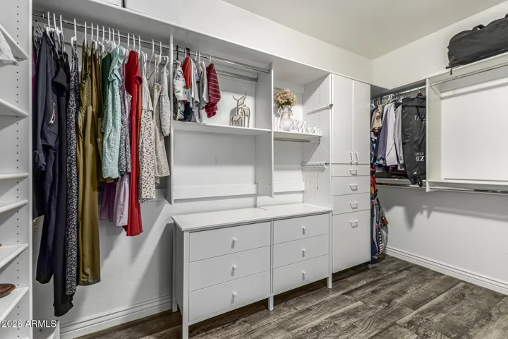 Master closet