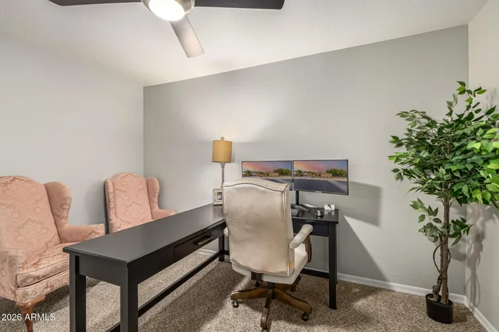 Downstairs office space
