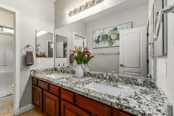 Upstairs guest bathroom