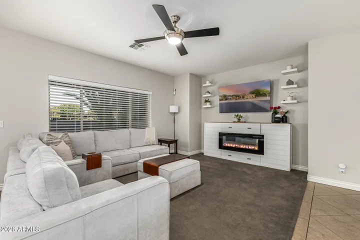 Upstairs family room