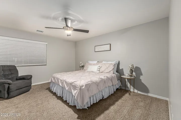 Downstairs full guest suite with private bathroom