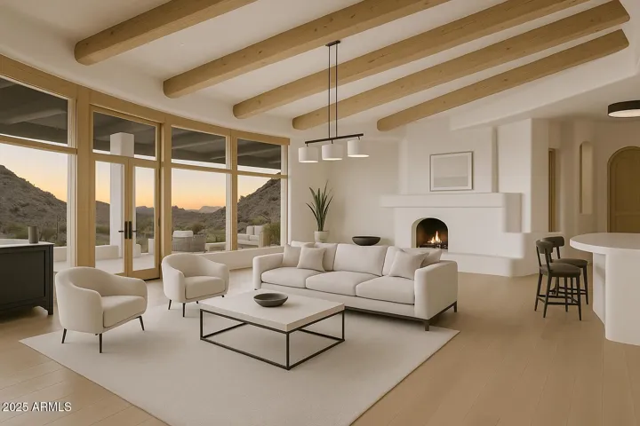 Virtually Staged Great Room