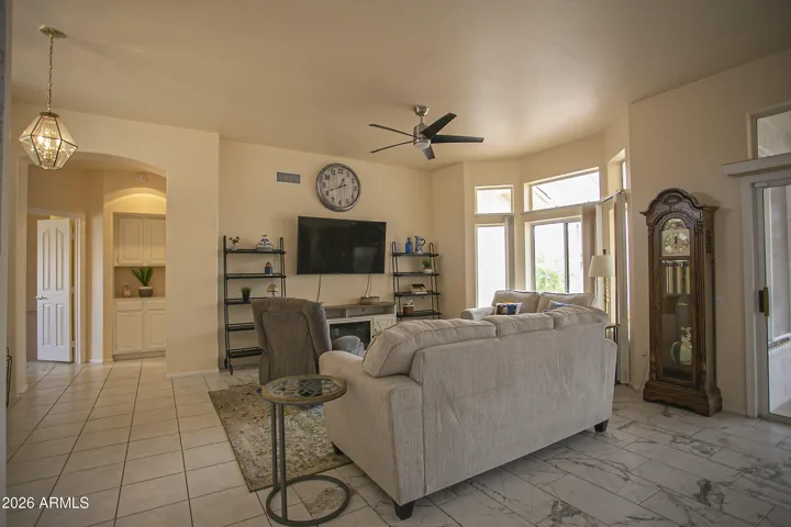 Dining Room would be behind the couch in this photo