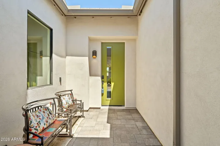 Inviting Entry Courtyard
