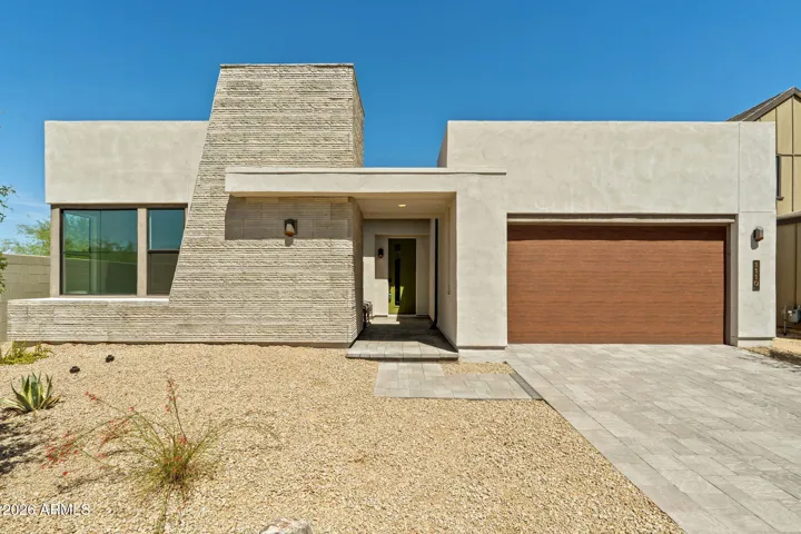Front of Home with 3 Car Tandem Garage