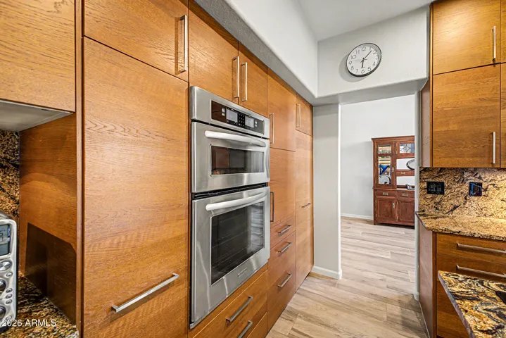 Double oven, one is a steam oven