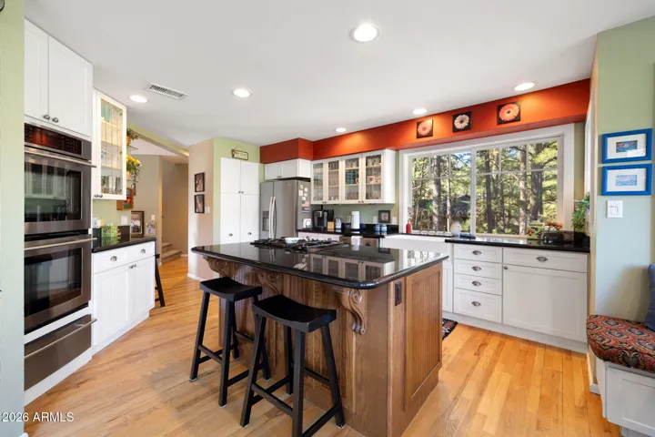 Double ovens in kitchen