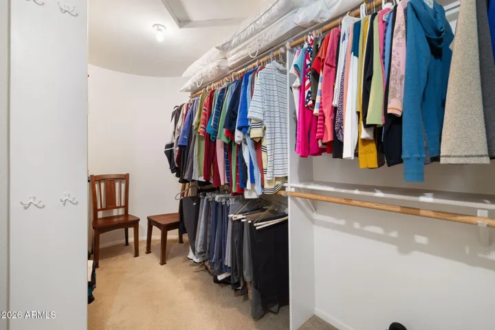 Primary closet
