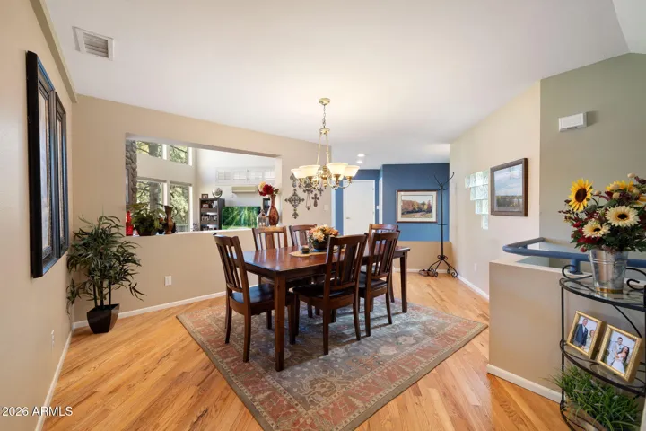 Formal dining area