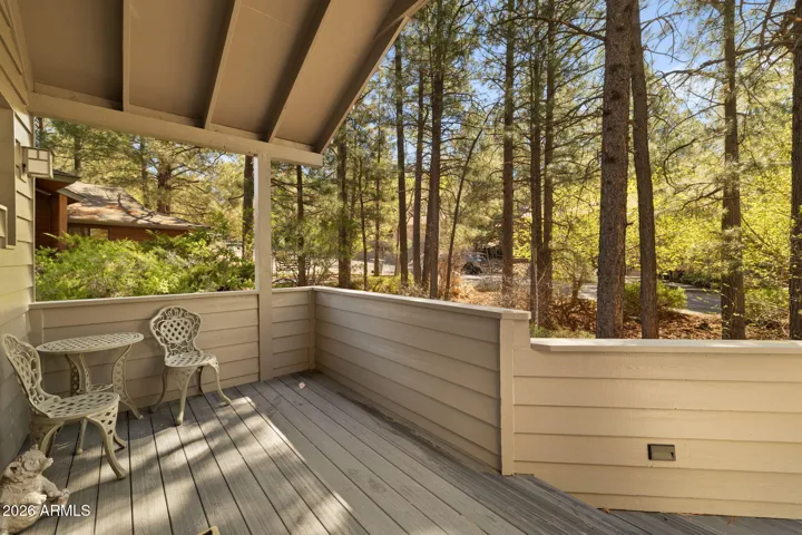 Deck off downstairs