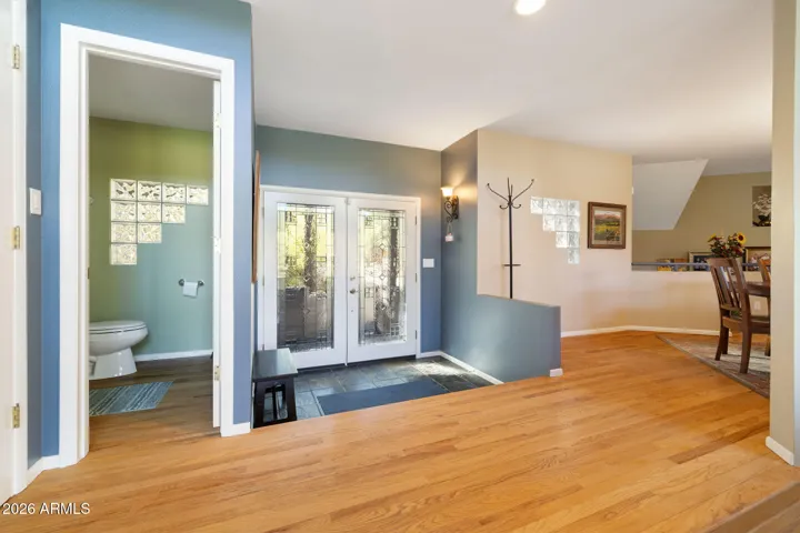 Front entryway view from living room