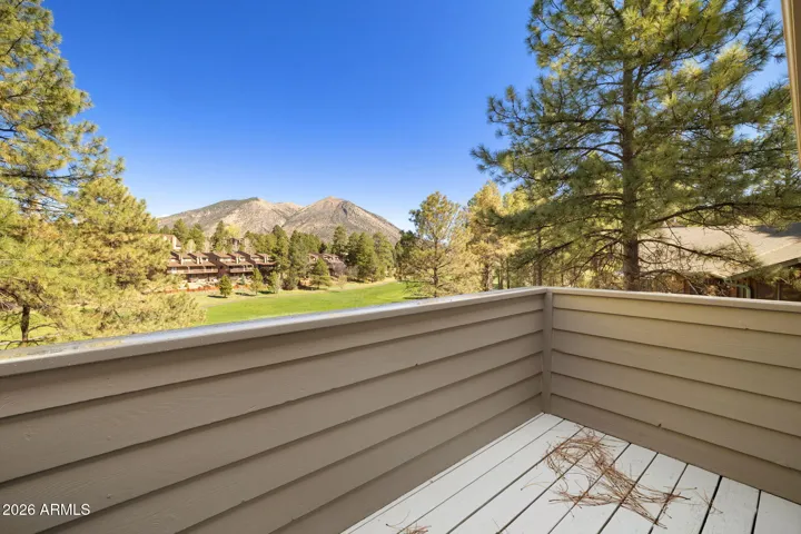 Deck off primary bedroom