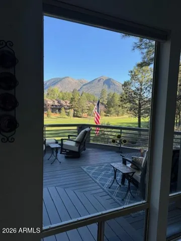 View from main floor living room