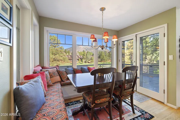 Eating area in kitchen