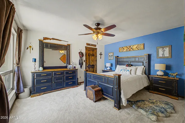 Guest bedroom with ample walkin closet