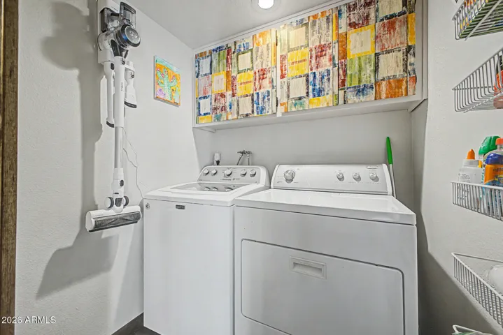Laundrey room with washer & dryer