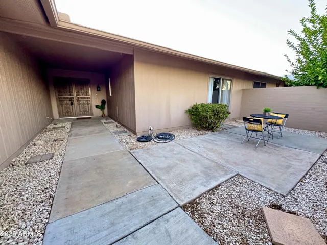 Enclosed Private Patio