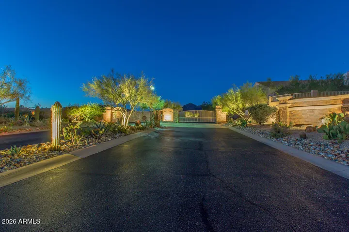 Gated Sonoran Heights Entrance