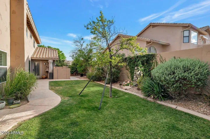 Grass Area on Side of Home