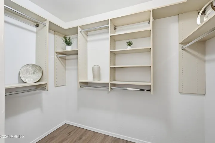 Custom walk-in closet